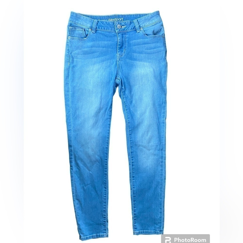 Westport Blue Skinny Ankle Jeans Size 6